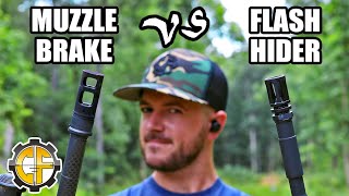 Muzzle Brake vs Flash Hider [upl. by Araf]