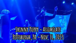 Skinny Puppy Final Tour  Assimilate Pittsburgh PA [upl. by Yllac910]