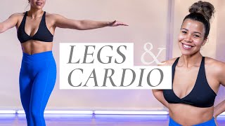 35 MIN Sweaty Leg Cardio Workout  No Equipment  FRESH START series [upl. by Chard]