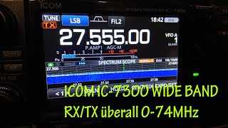 ICOM IC7300  All Band Modifikation RXTX für CB und Amateurfunk [upl. by Ynnej]