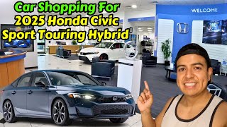 2025 Honda Civic Sport Touring Hybrid Car Shopping [upl. by Klatt]