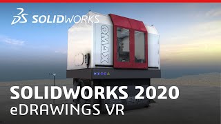 Whats New in SOLIDWORKS 2020  eDrawings VR [upl. by Terrag]