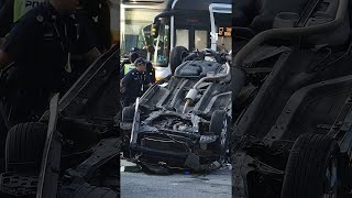 6vehicle accident in Tampines [upl. by Yeliak804]