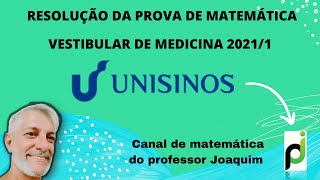 VESTIBULAR DE MEDICINA UNISINOS 20211 QUESTÃO 26 [upl. by Arihay]