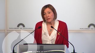 Carme Forcadell no repetirá como presidenta del Parlament [upl. by Shaughnessy]