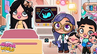 ¡¡VOY A MI PRIMERA ECOGRAFIA DEL NUEVO BEBÉ 👶CON MI FAMILIA   en AVATAR WORLD NALA 💞 [upl. by Yared]