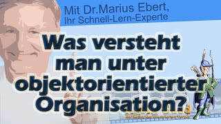 Was versteht man unter objektorientierter Organisation [upl. by Ria]