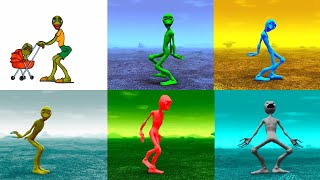 meme Baby Calm Down👽➕🐸FULL HD Official Music Video 2024 alien dance dame tu cosita [upl. by Nnyrb90]