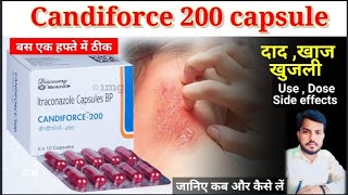 Candiforce 200 mg capsule Uses in Hindi Condiforce 200 Side effects in Hindi Candiforce 100mgdose [upl. by Nylauqcaj]