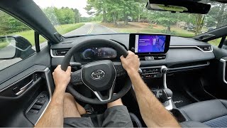 2024 Toyota RAV4 Hybrid XSE POV Drive Impressions and ASMR [upl. by Ilonka]