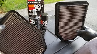 KampN air filter cleaning and recharging [upl. by Hugh195]