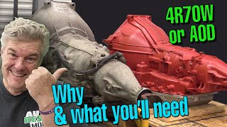 Why Were Putting A 4r70w Transmission In A Classic First Gen Mustang [upl. by Dolph]