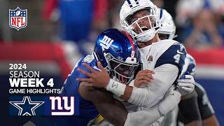 Dallas Cowboys vs New York Giants Game Highlights  NFL 2024 Season Week 4 [upl. by Hayse174]