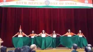 Colours of India Group Dance Revival Vande Mataram amp Instrumental fusion [upl. by Adnoraj]