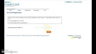 Sign In To Your Walmart Credit Card Online Account [upl. by Valentina]