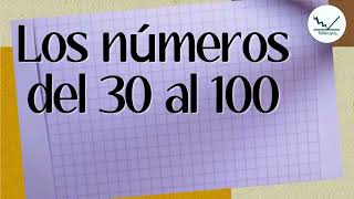 Los números del 30 al 100 [upl. by Neff]