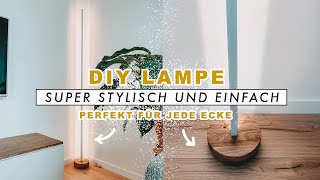 DIY Designer Lampe  stylische Stehlampe einfach selber bauen  EASY ALEX [upl. by Umeko810]