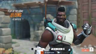 17400 Heal Gale Baptiste  Moira Overwatch 2 Season 5 Top 500 Gameplay [upl. by Helli494]