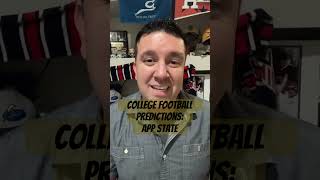 CFB Predictions Appalachian St collegefootball predictions ncaafootball sports cfb ncaaf [upl. by Ahcas]