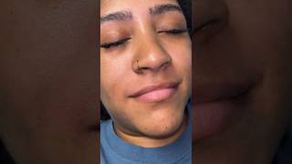 Upper lip wax on client esthetician makeup florida life [upl. by Sassan]