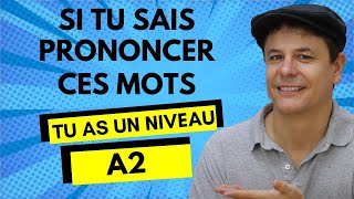 Test de Prononciation Française Niveau A2 [upl. by Nedgo]