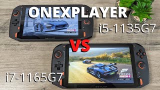 ONEXPLAYER 1S i5 vs i7 handheld gaming PC benchmark review [upl. by Minerva]