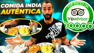 🇮🇳 Probando COMIDA TÍPICA HINDÚ  El mejor RESTAURANTE de Valencia según TRIPADVISOR [upl. by Retepnhoj]