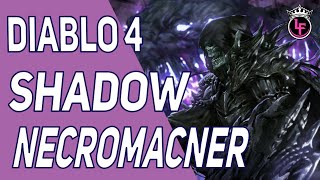 Diablo 4 Shadow Necromancer Build [upl. by Alurd]