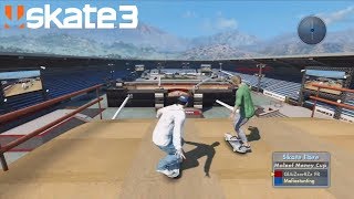 SKATE 3 ONLINE DOWNHILL MEGA JUMP EXPERIENCE ETC [upl. by Ahsiekrats249]