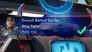 Crouch Behind Barrier 1  Fortnite Delta One Quests [upl. by Atina]