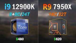 The i9 12900K killed by Ryzen 9 7950X  Benchmarks in 17 Applications and Games [upl. by Ecirtnahc727]