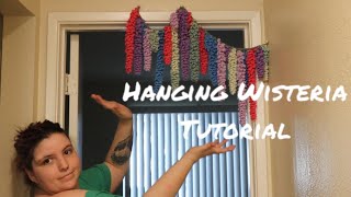 Crochet Hanging Wisteria Lavender  Crochet Tutorial [upl. by Edin938]