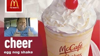 Mcdonalds Eggnog Shake amp Holiday Pie REVIEW [upl. by Lorin]