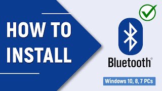 ✅ How to Download and Install Bluetooth Drivers for Windows 10 8 7 PC or Laptop [upl. by Nosiaj286]