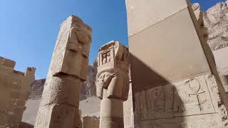 Hatshepsut Temple Colossi of Memnon Luxor  Egypt 12024 [upl. by Tomas]