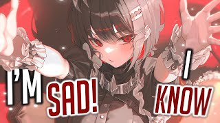 Nightcore  SAD Rock Version Lyrics [upl. by Ilzel629]