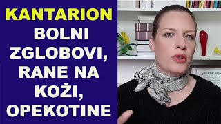 KANTARIONOVO ULJE  lečenje rana na koži podmalđivanje bolovi u zglobovimadr Bojana Mandić [upl. by Corie]