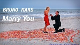 PとJK BRUNOMARS quotMarry Youquot ブルーノマーズ 「マリーユー」英語歌詞 Lyric video [upl. by Tessler221]