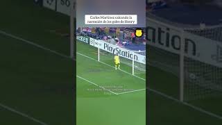 Carlos Martínez CALCANDO LA NARRACIÓN de los goles de Thierry Henry fcbarcelona [upl. by Eleph]