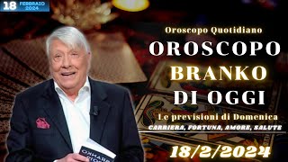 Oroscopo di Branko del 1822024  Oroscopo del fine settimana [upl. by Champagne584]