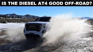 2022 GMC Sierra 1500 AT4 Duramax OffRoad Review Is This A Better OffRoader Than The Ram Rebel [upl. by Iidnarb361]