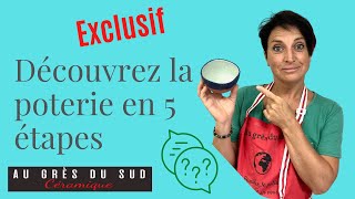 Découvrez la Poterie en 5 étapes [upl. by Anotyal]