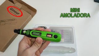 La ponemos a prueba  REVIEW mini amoladora GINOUR  ¿Qué opino 2022 [upl. by Zertnom363]