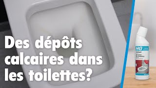 Comment rendre vos toilettes propres et se débarrasser des dépôts avec HG [upl. by Salkcin847]