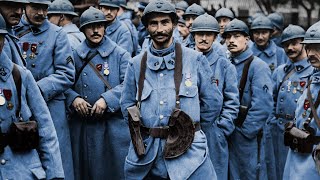 French Army During World War 1 in Color [upl. by Llerrej]