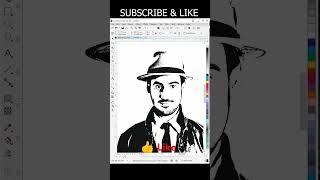 Mastering CorelDraw raster to vector coreldrawtutorial shorts [upl. by Calvin95]