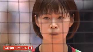 Japan  SAORI Kimura 木村 沙織 NONSTOP  FIVB World Olympic Qualification Tournament 720p [upl. by Neddra233]