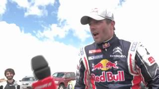 Sébastien Loeb à larrivée de Pikes Peak [upl. by Higinbotham69]