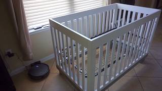 Babyletto Modo 3 in 1 convertible crib assembly  Timelapse [upl. by Yeniffit]