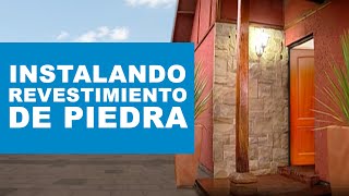 ¿Cómo instalar un revestimiento piedra [upl. by Coats998]